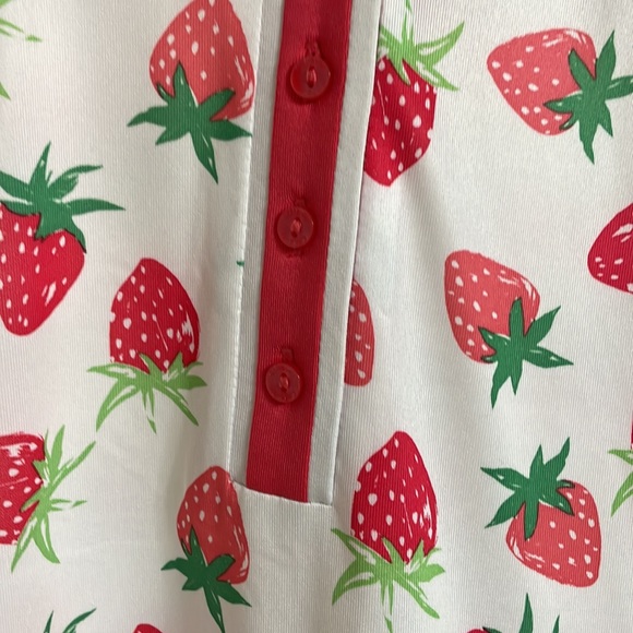Callaway Golf Dress . Strawberry print . NEW without Tags - Picture 4 of 8